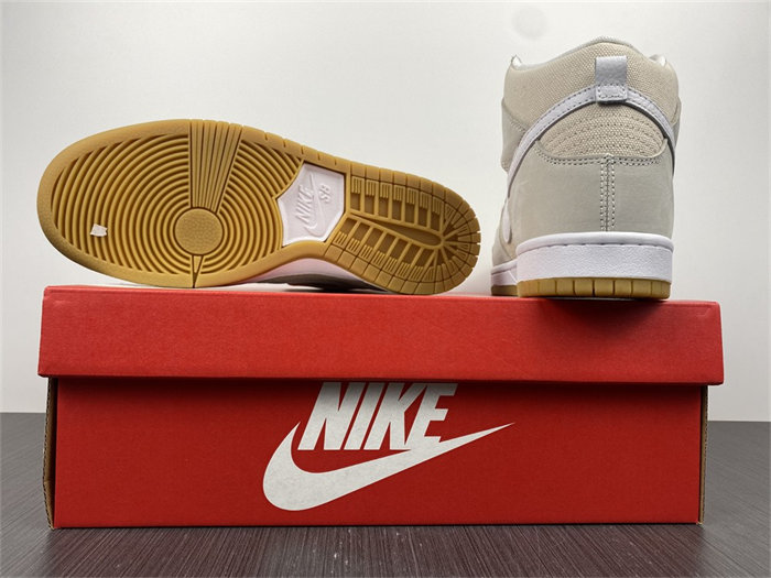 NK SB Dunk High Pro ISO Orange Label Unbleached Natural DA9626-100 detail 6