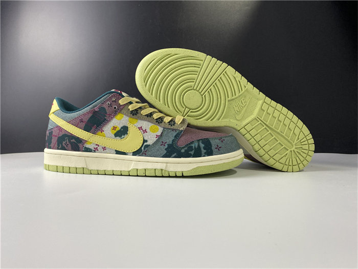 NK Dunk Low Community Garden CZ9747-900 detail 3
