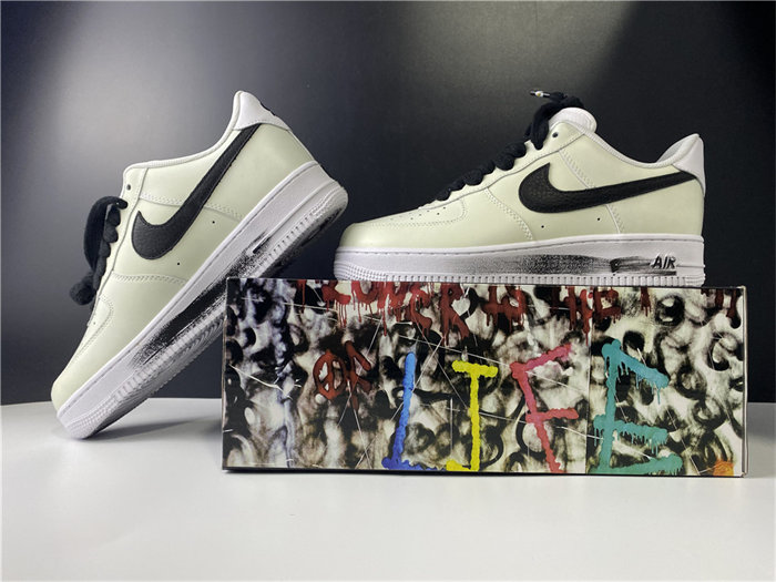 NK Air Force 1 Low G-Dragon Peaceminusone Para-Noise 2.0 DD3223-100 detail 2