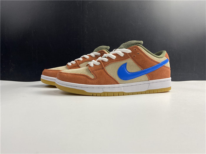 NK SB Dunk Low Corduroy Dusty Peach  BQ6817-201