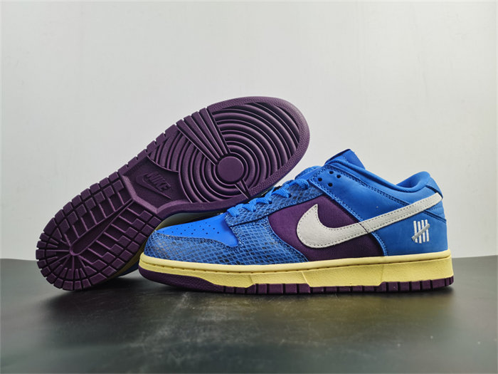 NK Dunk Low Undefeated 5 On It Dunk vs. AF1 DH6508-400 detail 3