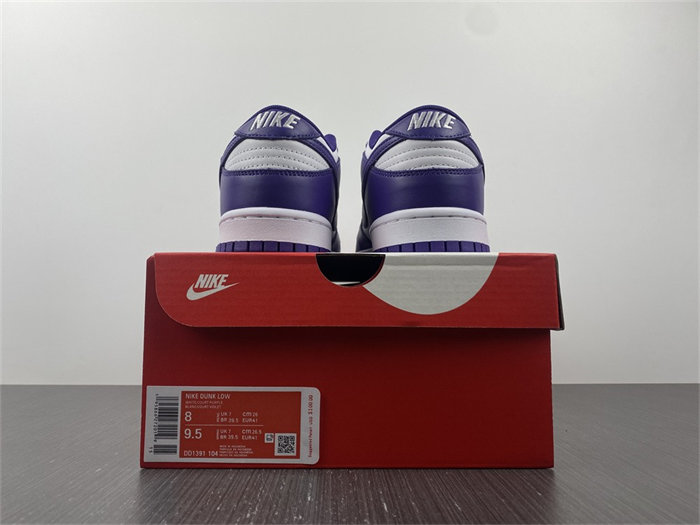 NK Dunk Low Championship Court Purple DD1391-104 detail 5