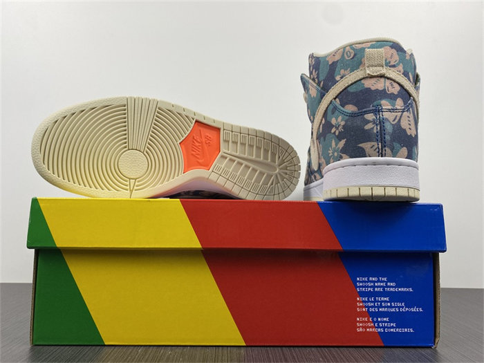 NK SB Dunk High Hawaii CZ2232-300 detail 6