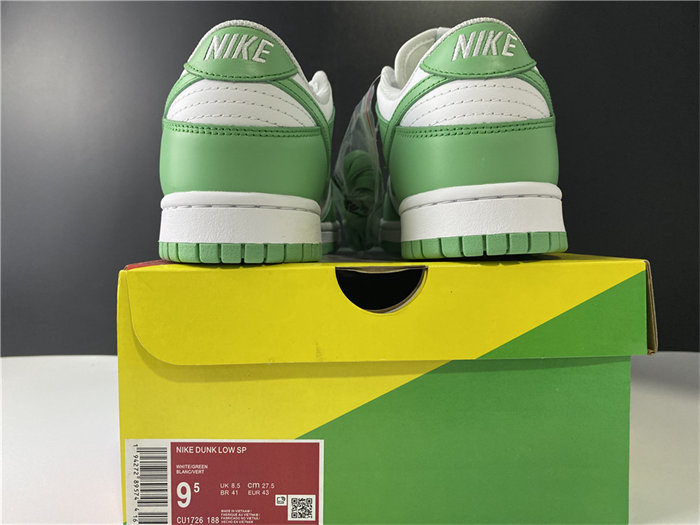 NK SB Dunk Low Green Tender powder CU1726-188 detail 5