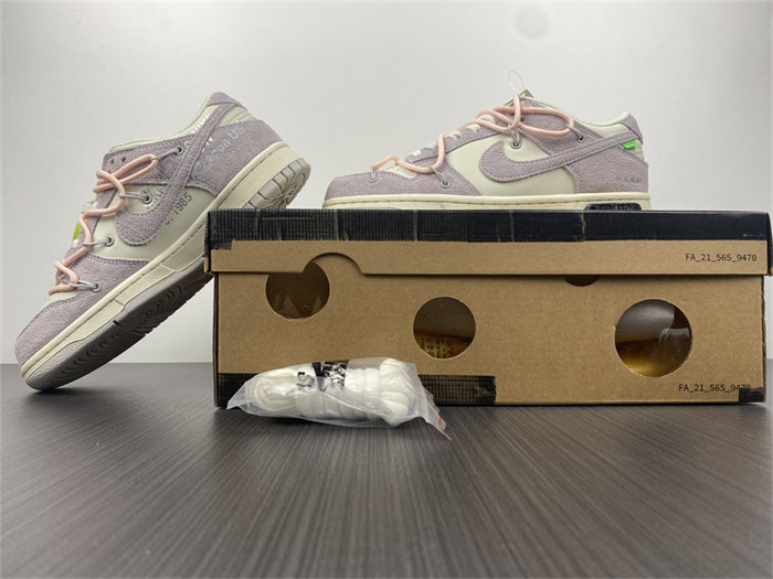 NK Dunk Low OW Lot 12 DJ0950-100 detail 2