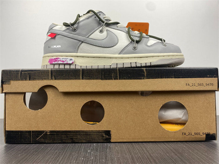 NK Dunk Low OW Lot 22 DM1602-124 detail 7