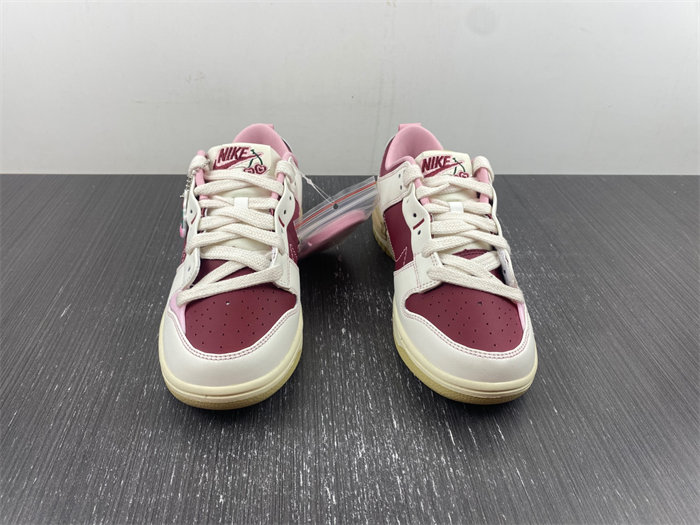 NK Dunk Low Disrupt 2 Valentine's Day FD4617-667 detail 6