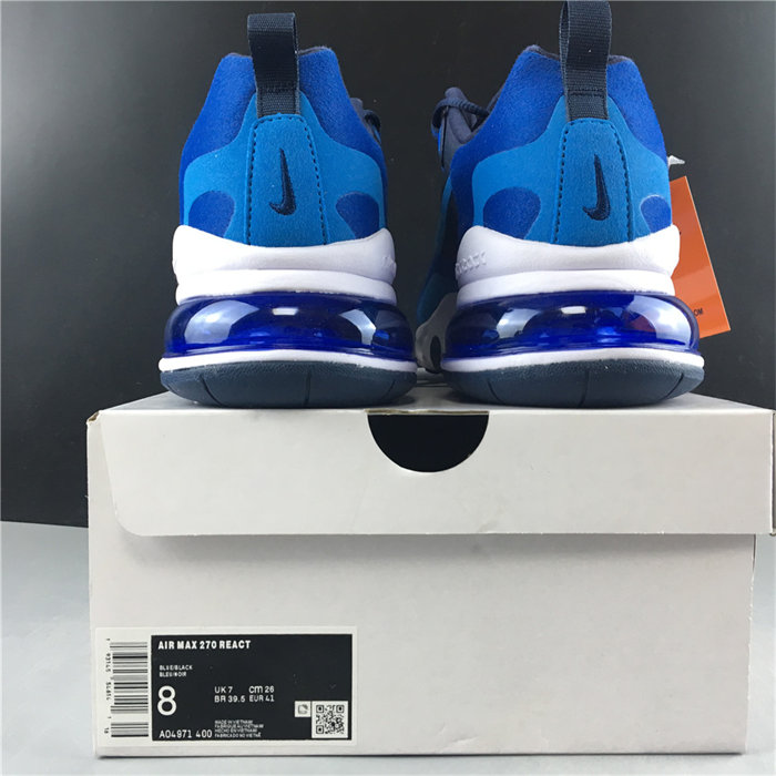 NK Air Max 270 React Blue Void AO4971-400 detail 5