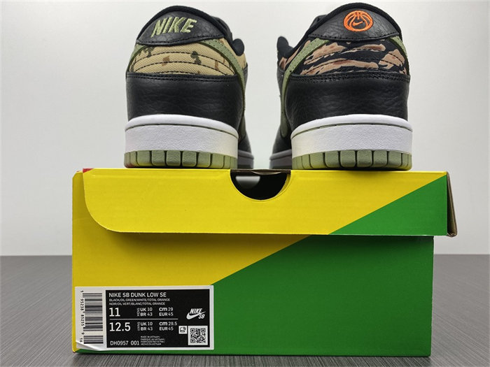 NK Dunk Low Crazy Camo DH0957-001 detail 5