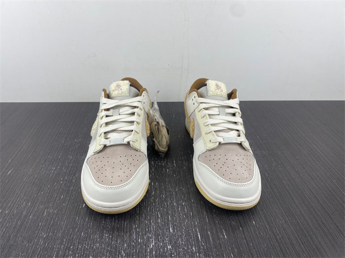 NK Dunk Low Retro PRM Year of the Rabbit Fossil Stone FD4203-211 detail 6