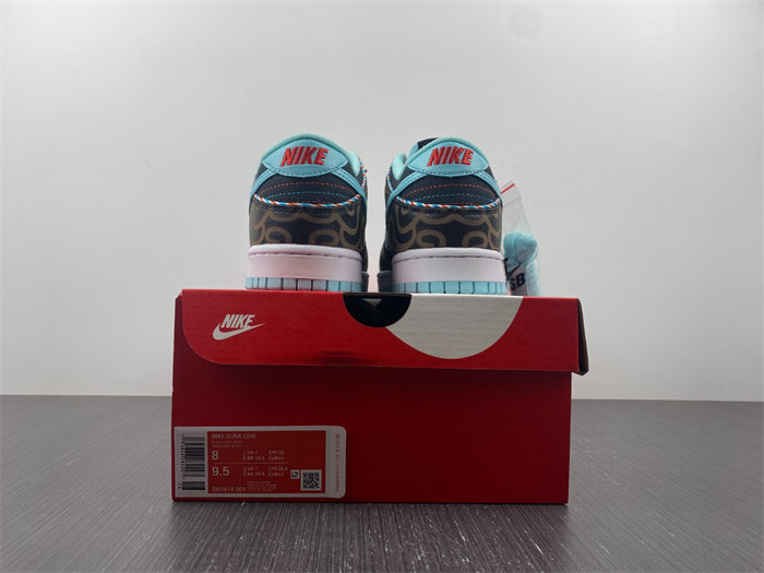 NK Dunk Low SE Barber Shop Black dh7614-001 detail 5