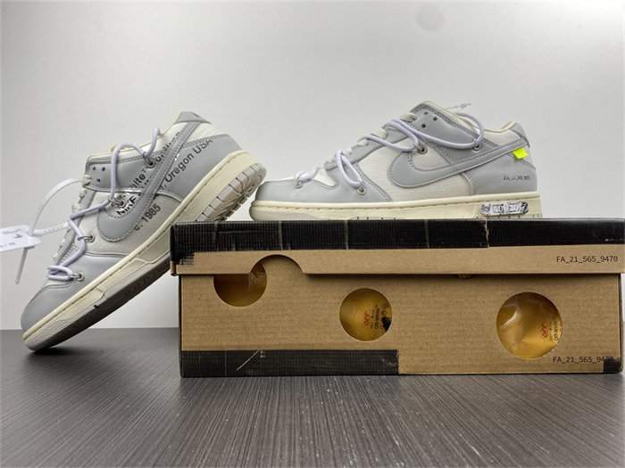 NK Dunk Low OW Lot 49 DM1602-123 detail 2