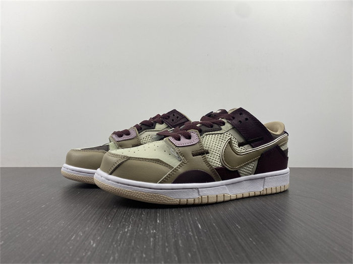 NK Dunk Low Scrap Latte DH7450-100