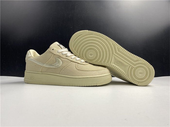 NK Air Force 1 Low Stussy Fossil CZ9084-200 detail 3