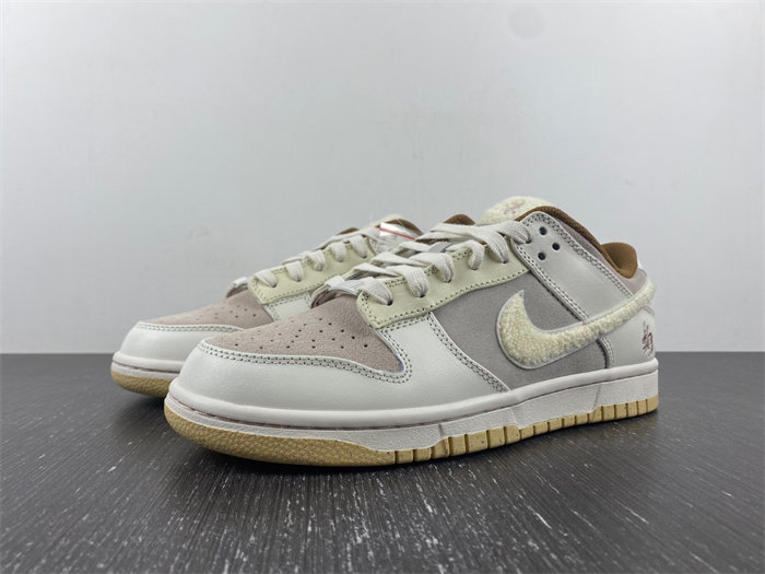 NK Dunk Low Retro PRM Year of the Rabbit Fossil Stone FD4203-211 detail 7