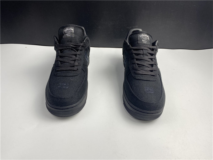 NK Air Force 1 Low Stussy Black CZ9084-001 detail 4