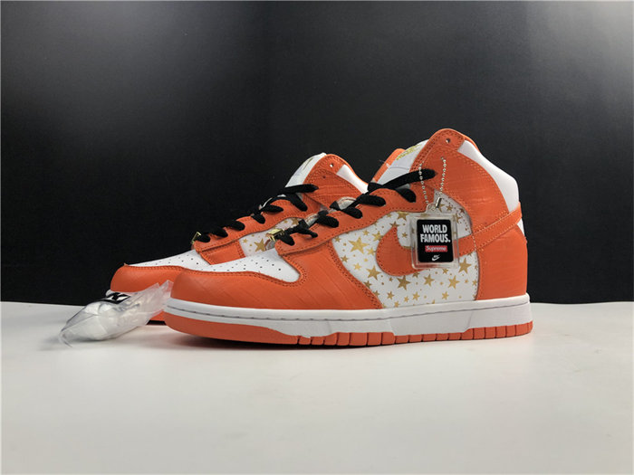 NK SB Dunk High Supreme Orange 307385-181