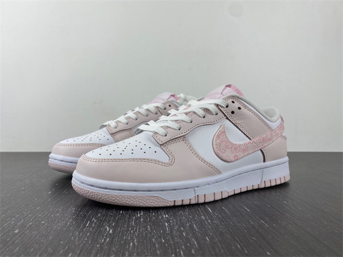NK Dunk Low Essential Paisley Pack Pink FD1449-100 detail 7