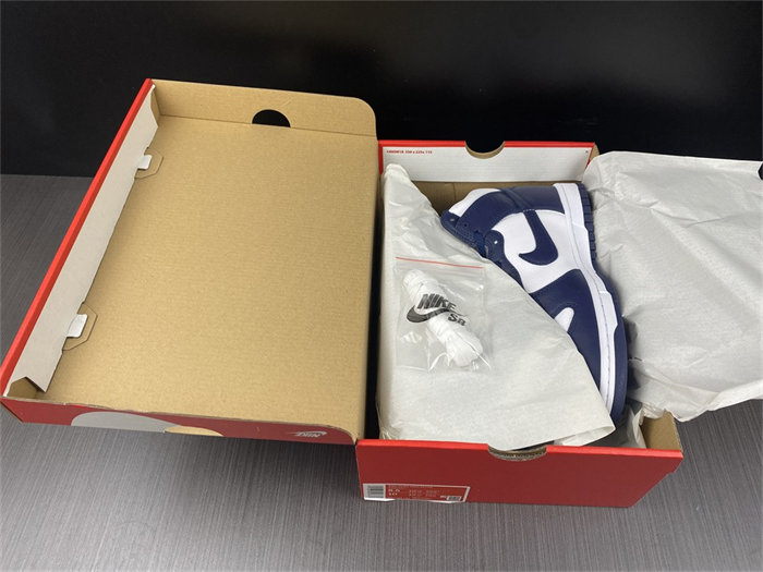NK DUNK HIGH 'MIDNIGHT NAVY' SKU DD1399-104 detail 7