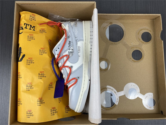 NK Dunk Low OW Lot 23 DM1602-126 detail 7