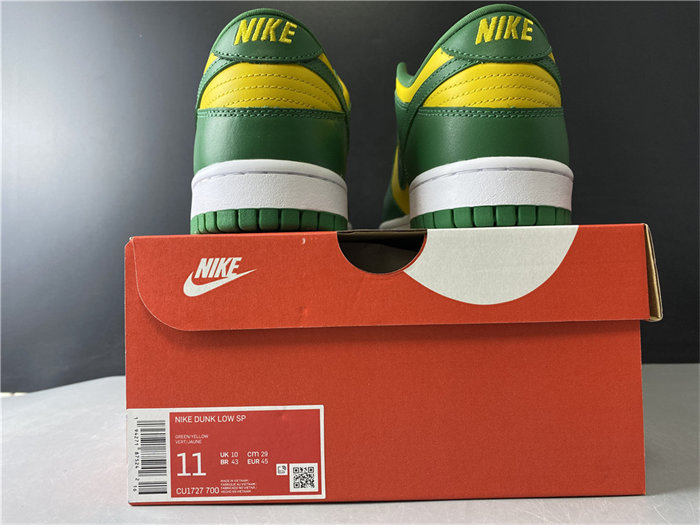 NK Dunk Low Brazil CU1727-700 detail 5