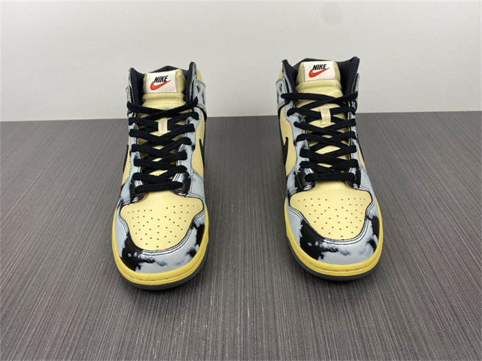 NK Dunk High 1985 Black Acid Wash DD9404-700 detail 4