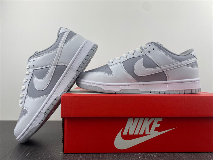 NK Dunk Low Retro White Grey DJ6188-003 detail 2