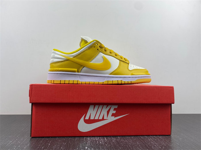 NK Dunk Low Twist “Vivid Sulfur” DZ2794-100 detail 4