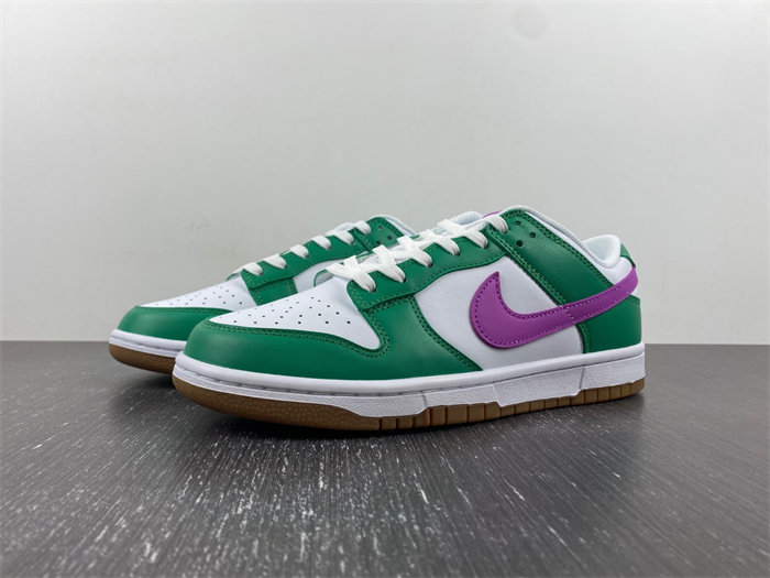 NK Dunk Low White Stadium Green Fuchsia FD9922-151 detail 7