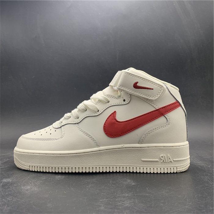 NK Air Force 1 Mid Sail University Red  315123-126
