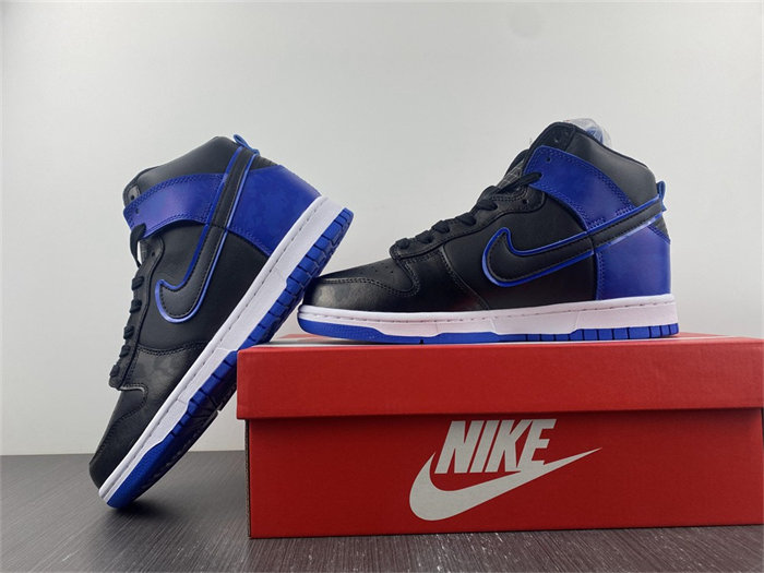 NK Dunk High SE Camo Black Royal DD3359-001 detail 2