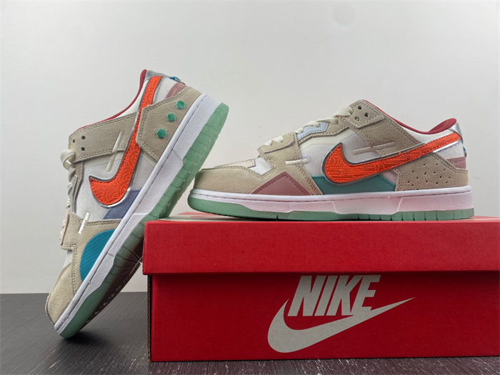 NK Dunk Low Scrap Shapeless, Formless, Limitless DQ4975-181 detail 2