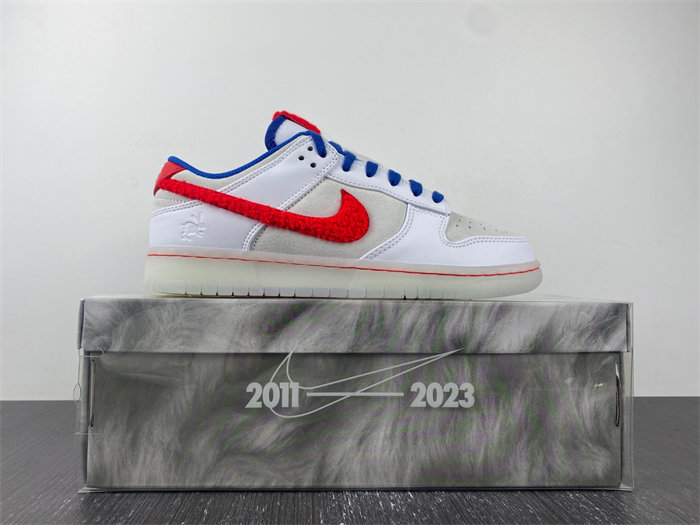 NK Dunk Low Retro PRM Year of the Rabbit White Rabbit FD4203-161 detail 4