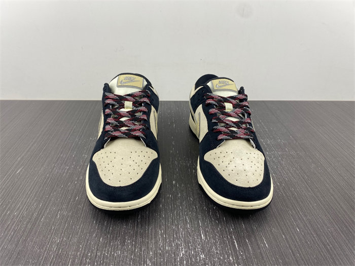 NK Dunk Low Pink Suede DV3054-001 detail 6