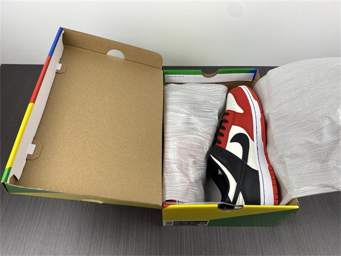 NK Dunk Low EMB NBA 75th Anniversary Chicago DD3363-100 detail 7