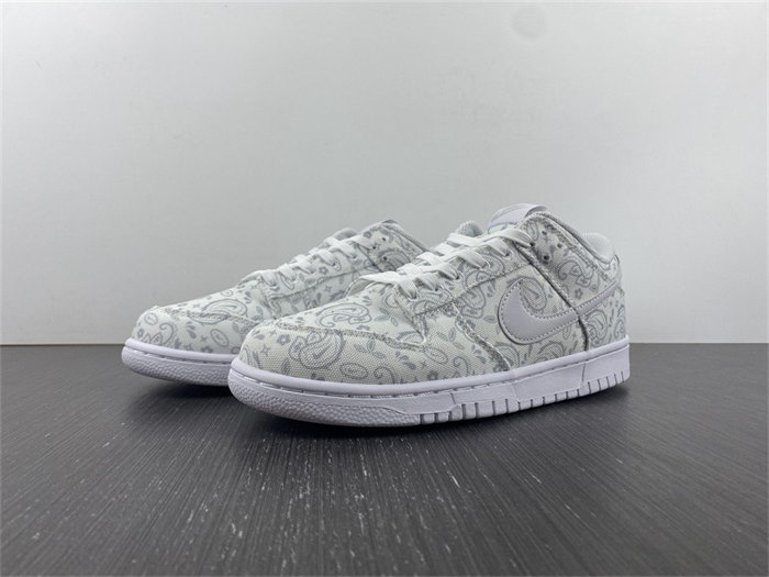NK Dunk Low White Paisley DJ9955-100