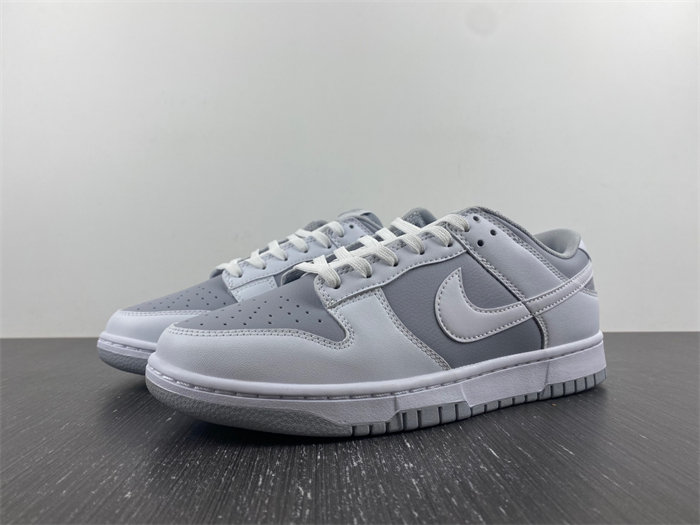 NK Dunk Low Retro White Grey DJ6188-003 detail 7
