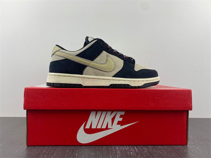 NK Dunk Low Pink Suede DV3054-001 detail 4