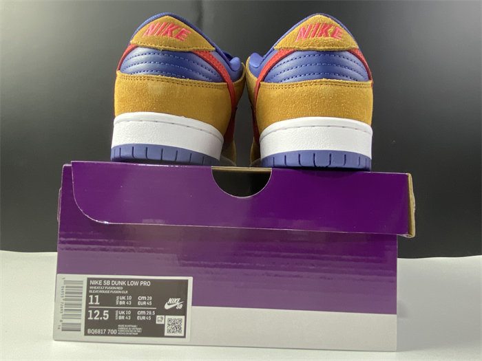 NK SB Dunk Low Reverse Papa Bear BQ6817-700 detail 5