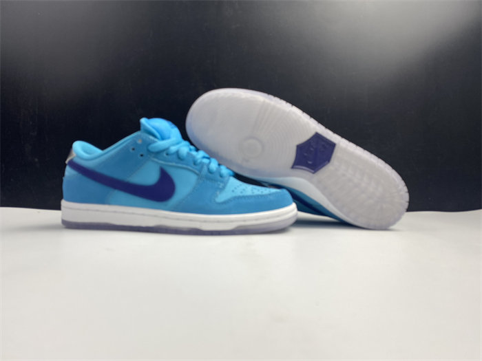 NK SB Dunk Low Pro Blue Fury BQ6817-400 detail 3