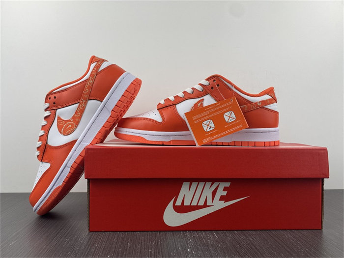 NK Dunk Low Essential Paisley Pack Orange DH4401-103 detail 2