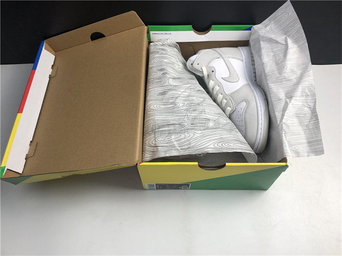 NK Dunk High Retro White Vast Grey DD1399-100 detail 7