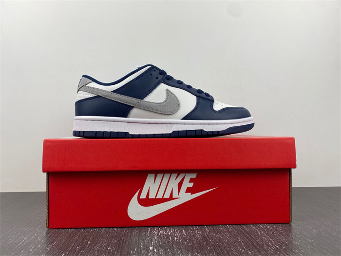 NK Dunk Low Summit White Midnight Navy FD9749-400 detail 4