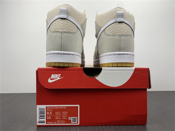 NK SB Dunk High Pro ISO Orange Label Unbleached Natural DA9626-100 detail 5