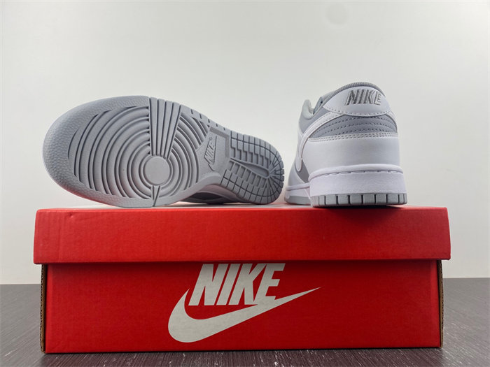 NK Dunk Low Retro White Grey DJ6188-003 detail 3