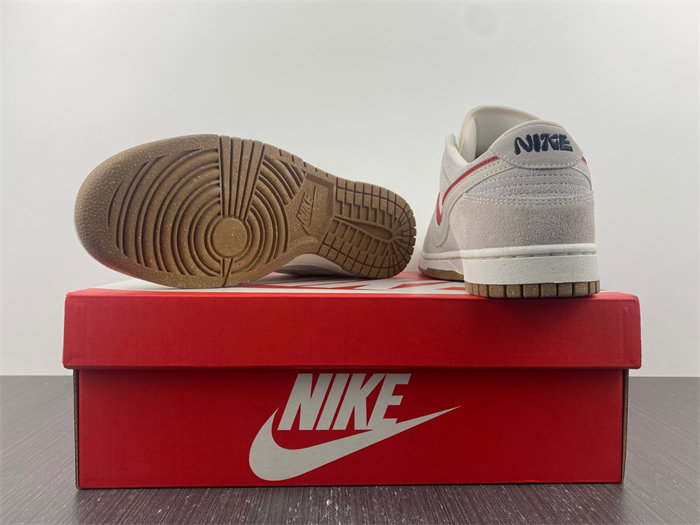 NK Dunk Low SE 85 Double Swoosh Sail Orange DO9457-100 detail 3