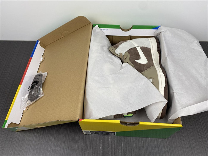 NK Dunk High Light Chocolate DH5348-100 detail 7