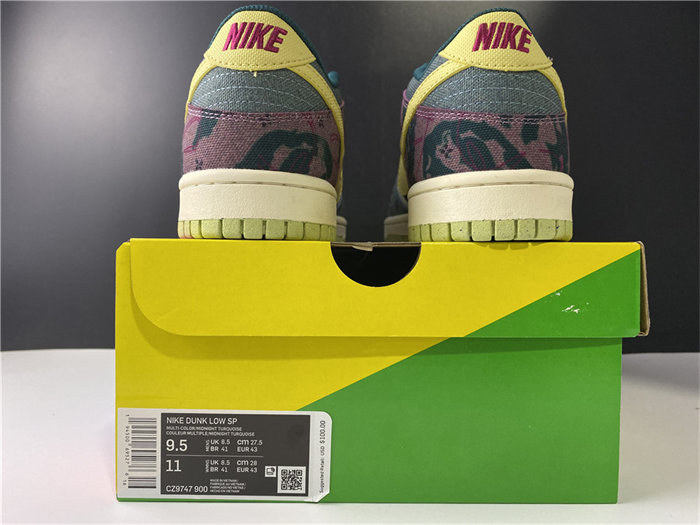 NK Dunk Low Community Garden CZ9747-900 detail 5