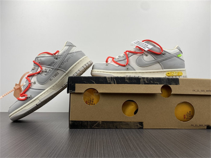 NK Dunk Low OW Lot 6 DJ1602-110 detail 2