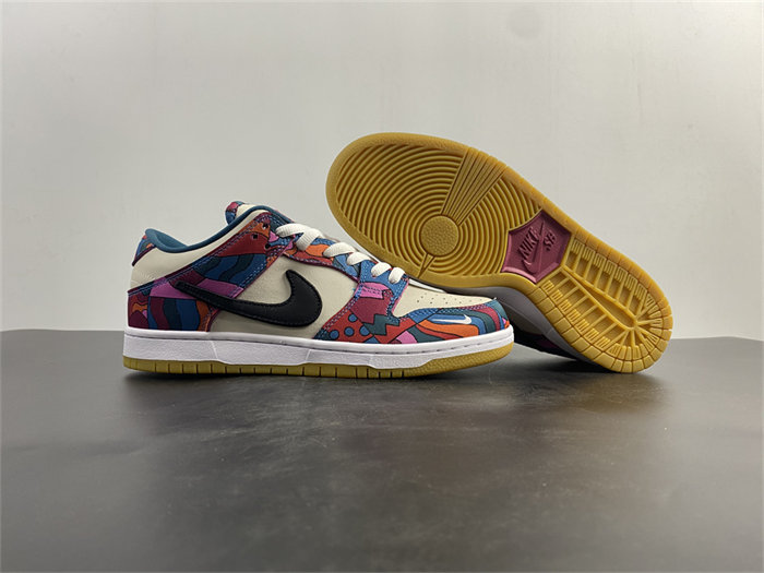 NK SB Dunk Low Pro Parra Abstract Art DH7695-600 detail 3
